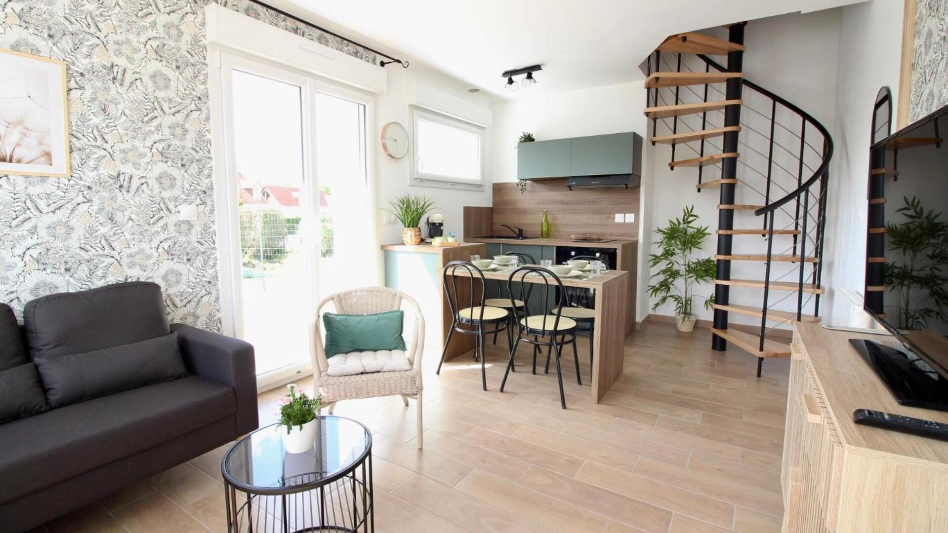 Joli Appartement En Duplex Neuf A Saint-Josse Esterno foto